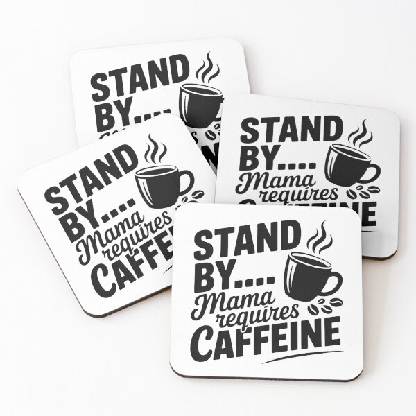 Item preview, Caffeine Loading: Mom in Progress – Coffee Quote T-Shirt designed and sold by Don't Crack Art.