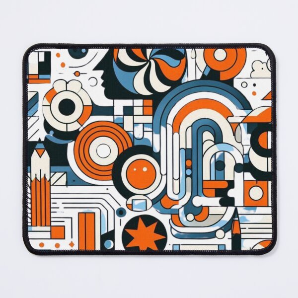 Item preview, "Bold Cubist Composition – Fernand Léger Inspired Art" designed and sold by TwoDotsStudio.