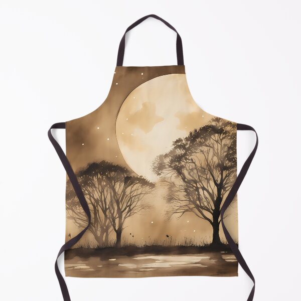 Item preview, Brown Silhouette Moon designed and sold by CalmnessbyChoice.