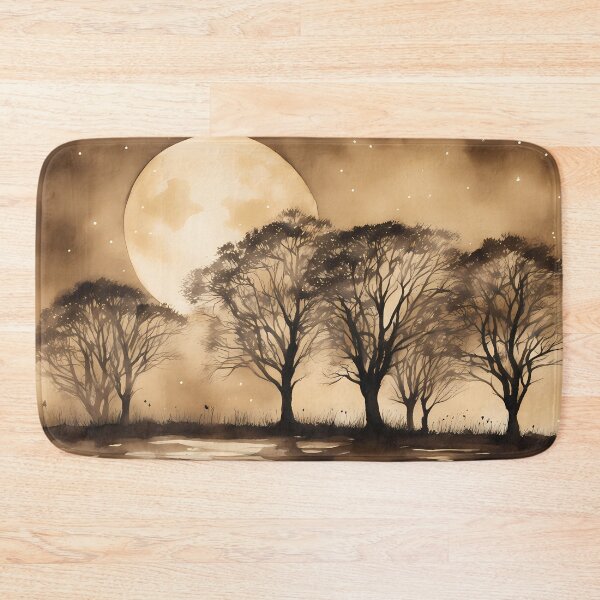 Item preview, Brown Silhouette Moon designed and sold by CalmnessbyChoice.