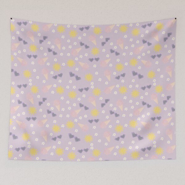 Item preview, Ice cream and sun designed and sold by IvyLoveArt.