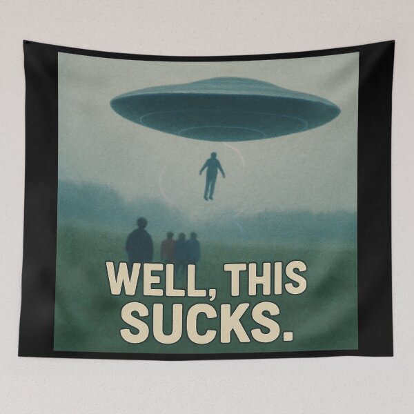 Item preview, Funny Humans Abduction Glitch By UFO  designed and sold by Blok45.