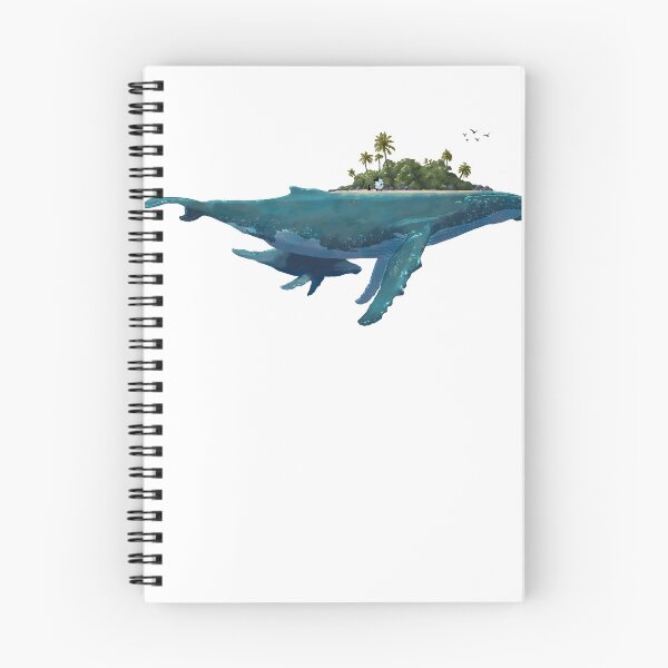 Artikelvorschau, Angeln auf Whale Island entworfen und verkauft von Cute & Funny Hand-Drawn Prints | Happy Doodle Friends Shop.