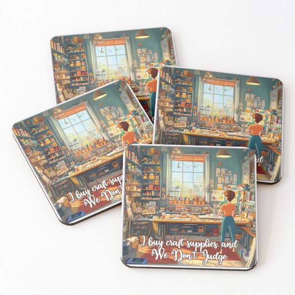 Item preview, I buy craft supplies, and We don't Judge designed and sold by DDSStudios72.