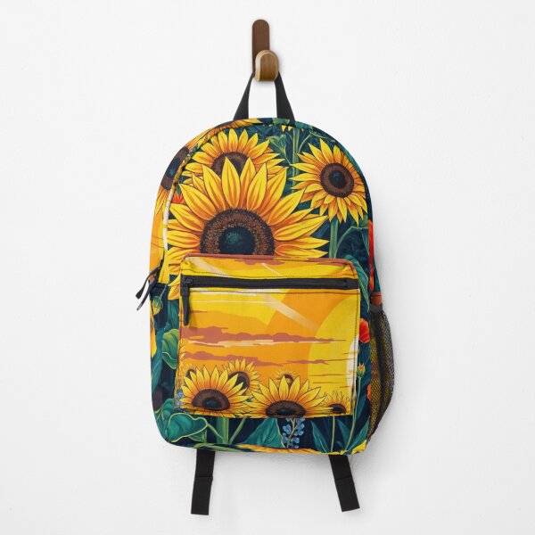 Item preview, Vintage Pop Art Sunflowers - Bold Graphic 1950s Style Illustration designed and sold by MooLaLa.Store.