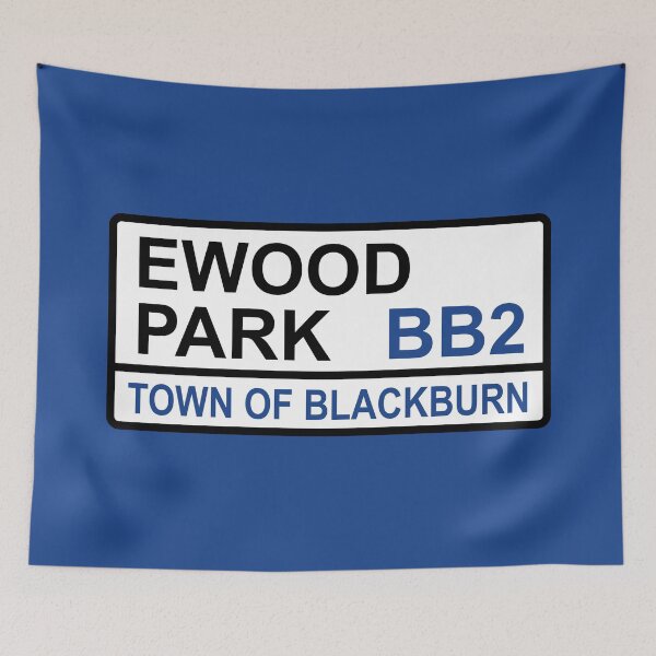 Item preview, Blackburn Ewood Park Iconic Street Sign designed and sold by DelfDesign.