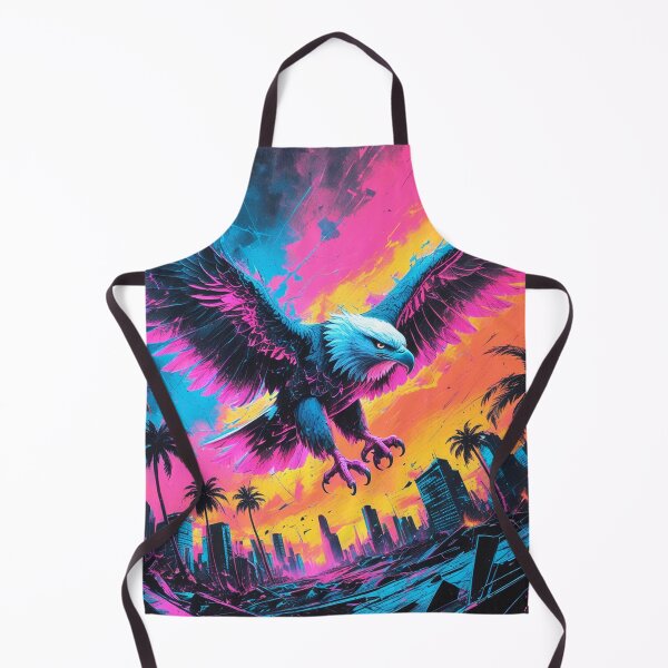 Item preview, Cyber-Eagle Soaring Over a Broken Skyline designed and sold by Blueangelgal.