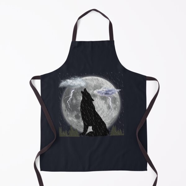 Item preview, Howl in the Storm – Wild Wolf and Full Moon designed and sold by MadeByKriss.