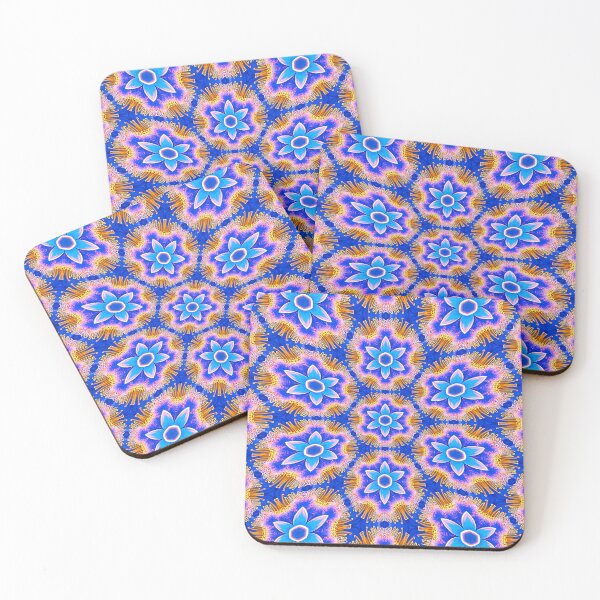 Item preview, Cute Furry Flowers Pattern designed and sold by Patternflower.