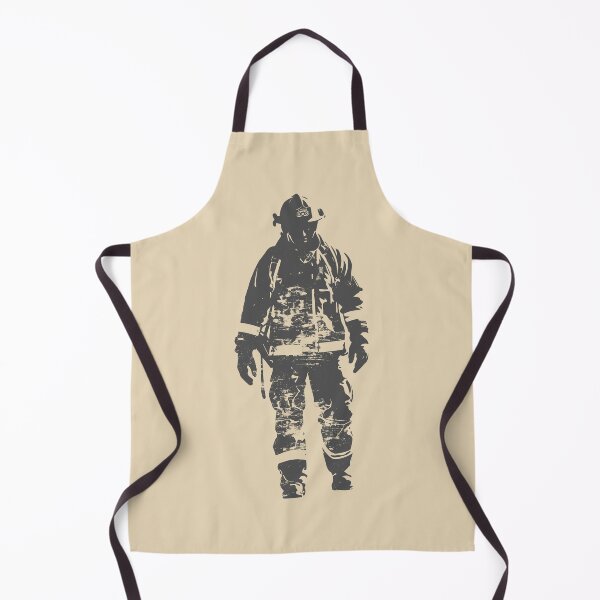 Item preview, Firefighter Silhouette Art - Brave Fireman Minimalist Design designed and sold by Art Happens.