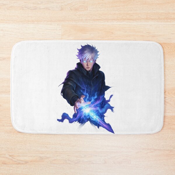 Item preview, Dark Sorcerer Power Surge – Anime Wizard with Energy Blast designed and sold by WolfPixelRo.