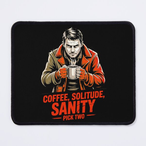 Item preview, Alone Time Everyone's Safety Coffee Solitude Sanity designed and sold by Amanda's Factory.