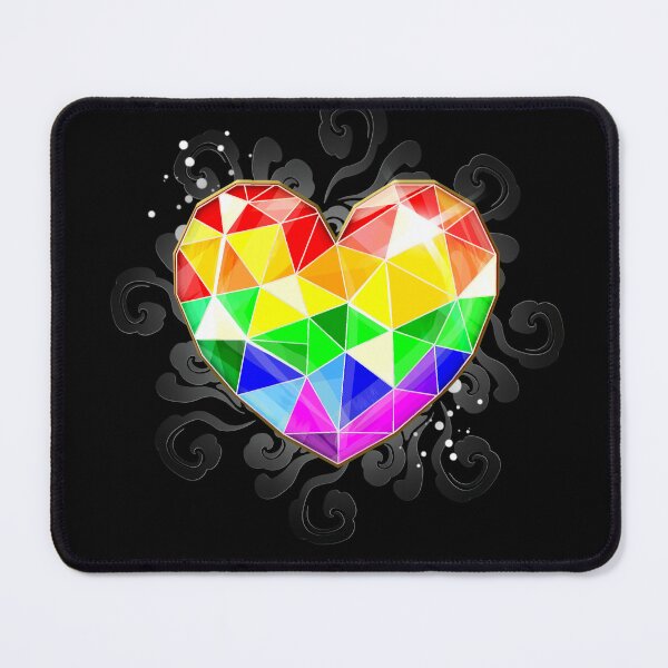 Item preview, Pride heart technicolor Diamond  designed and sold by Roysdisturbia.