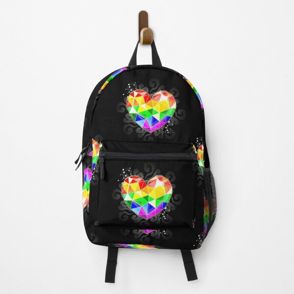 Item preview, Pride heart technicolor Diamond designed and sold by Roysdisturbia.