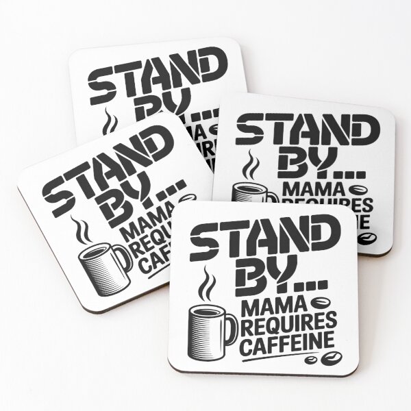 Item preview, Coffee First, Questions Later – Stand By, Mama is Booting Up designed and sold by Don't Crack Art.