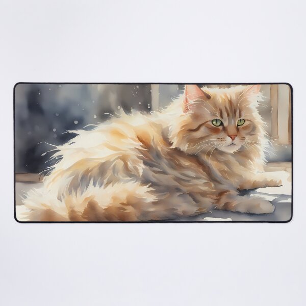 Item preview, Beige Fluffy Cat designed and sold by CalmnessbyChoice.