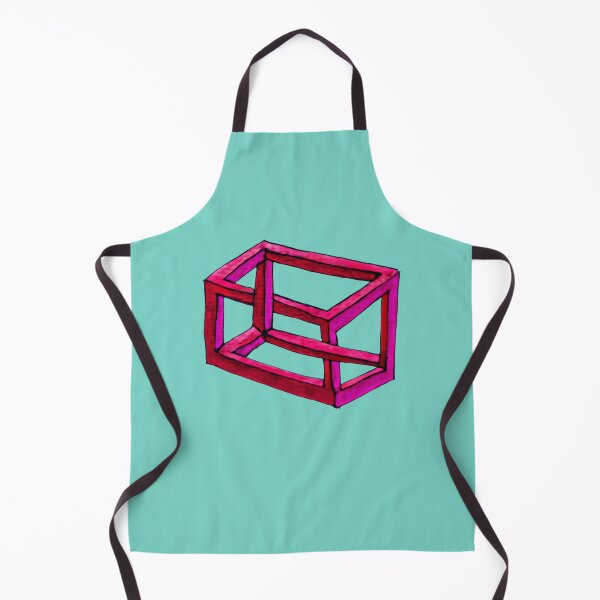 Item preview, Impossible illusion in pink, red and turquoise designed and sold by Vision Illustrated.