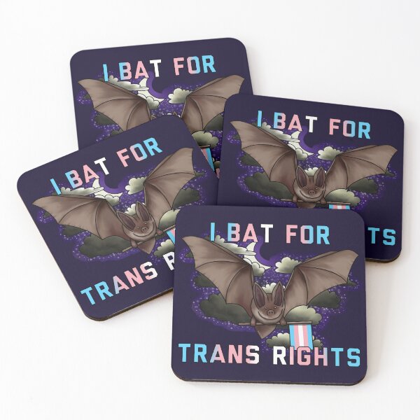 Item preview, I Bat For Trans Rights designed and sold by Art by Veya.