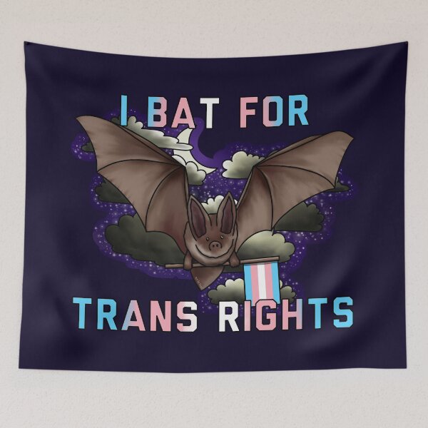 Item preview, I Bat For Trans Rights designed and sold by Art by Veya.
