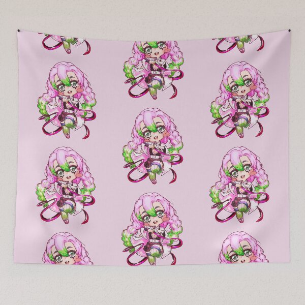 Item preview, Mitsuri Kanroji Chibi Art – Cute Demon Slayer Fanart designed and sold by Dixium.