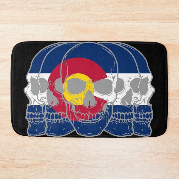 Item preview, Line of FiveSkulls in Colorado Flag Design 050325 15 designed and sold by Lazarustci.