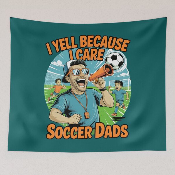 Item preview,  Yell Because I Care Soccer Dads designed and sold by box-artshop.