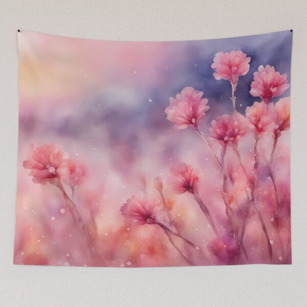 Item preview, Ambient Pink Flower Meadow designed and sold by CalmnessbyChoice.