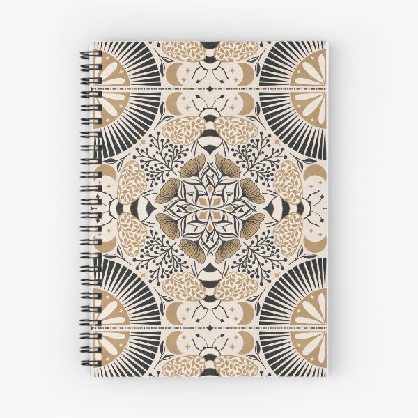 Item preview, Golden hive - bees and celestial botanicals art deco designed and sold by OzdeBayer.