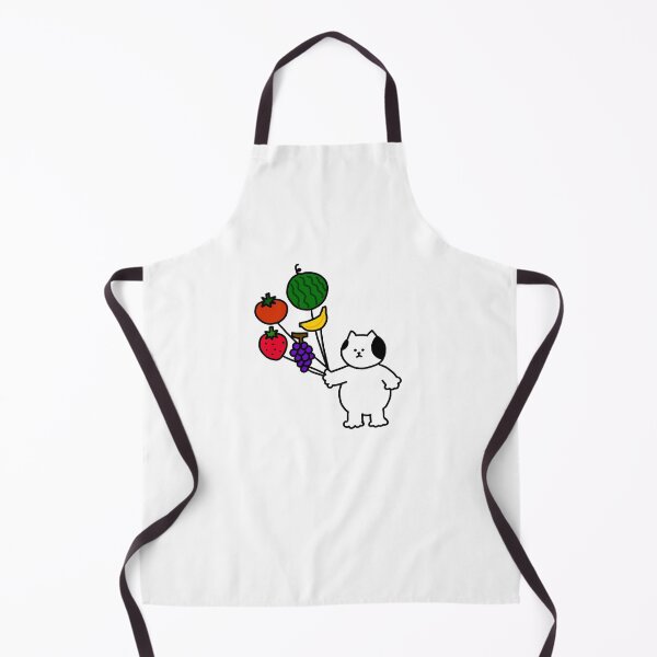 Item preview, a Cat with fruits balloons designed and sold by superbaechoo.