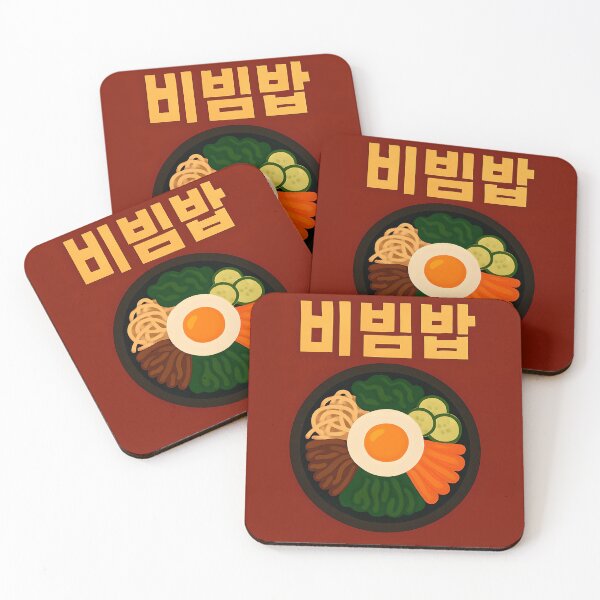 Item preview, Bibimbap Korean characters designed and sold by Hallyu Bubble.