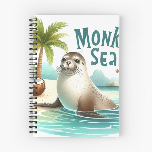 Item preview, Vacation Monk Seal designed and sold by yunamaliskova.