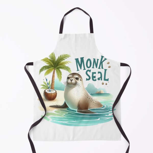 Item preview, Vacation Monk Seal designed and sold by yunamaliskova.