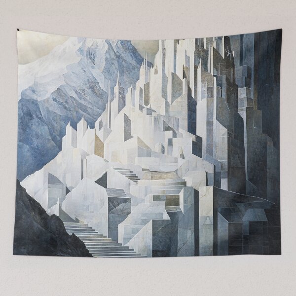 Item preview, The White Citadel designed and sold by AM FineArtPrints.