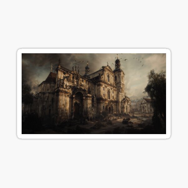 Item preview, architecture oldtown golden hour history | dejco.art designed and sold by dejco.art.