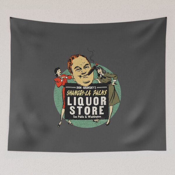 Item preview, Vintage Ladies Man Liquor Store designed and sold by Kujo Dangerous Vintage.