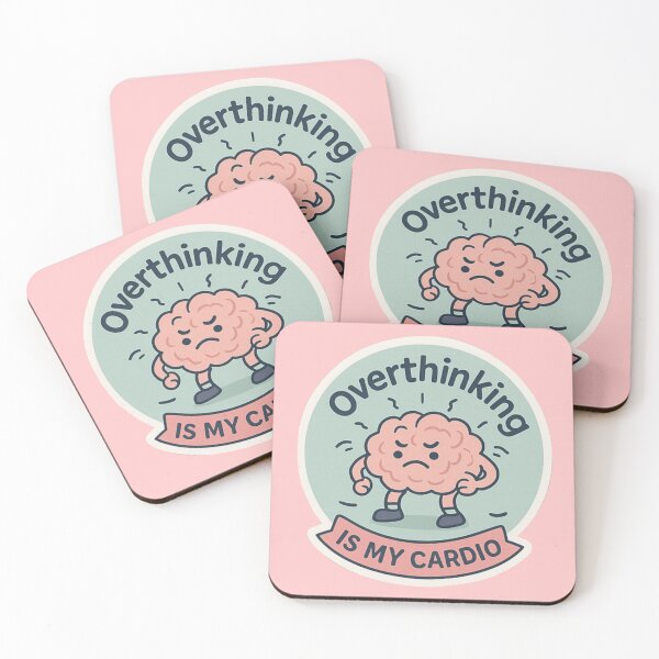Item preview, Overthinking is my cardio designed and sold by Lilac-kisses.