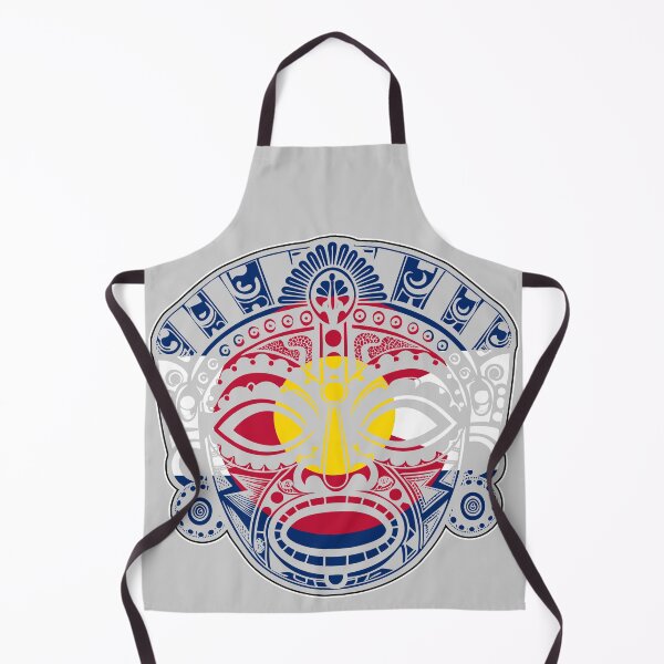 Item preview, Olmec Statue with Colorado Flag Designs 050225 08 designed and sold by Lazarustci.
