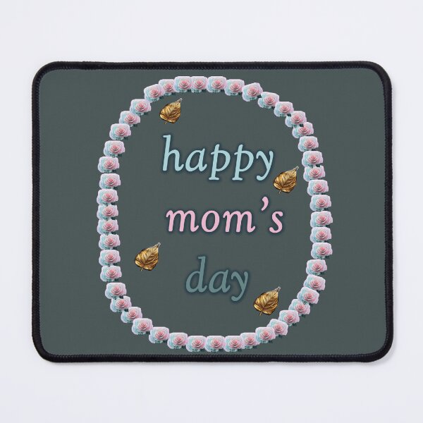 Item preview, Happy Mom’s Day – Roses & Golden Leaves designed and sold by JOUNO.