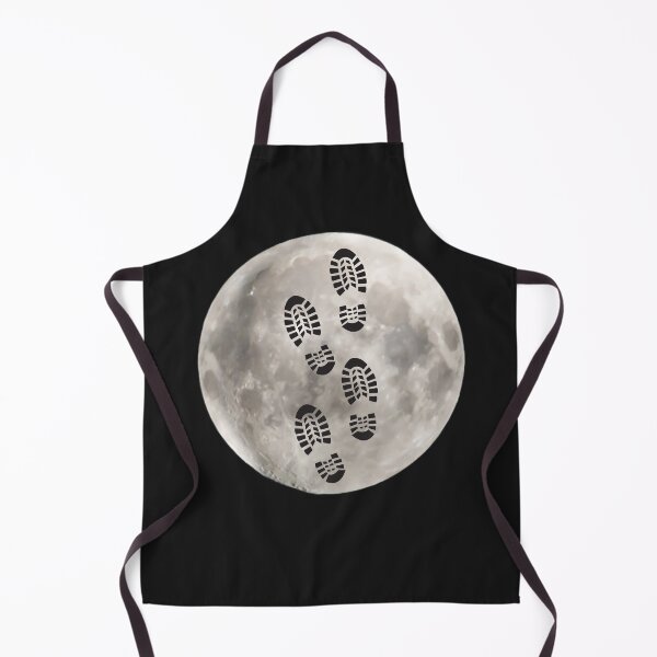Aperçu de l'œuvre Empreintes de pas sur la Lune créée et vendue par BlackabyBoutique.