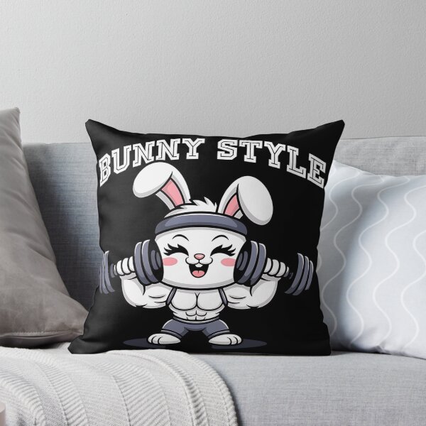 Item preview, Bunny Style – Funny Rabbit Gym Workout Design designed and sold by Fragy72.