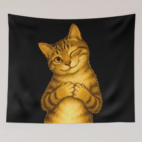 Item preview, Cute Winking Kitten designed and sold by Becooldesing.