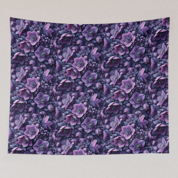 Item preview, Purple Hellebore flowers designed and sold by Dogandesighn.