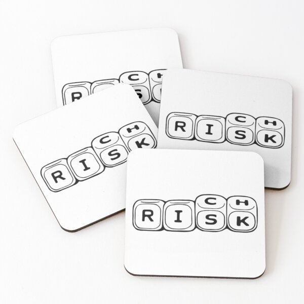 Item preview, From Risk to Rich – Wordplay Dice Design designed and sold by StickerStudioHQ.
