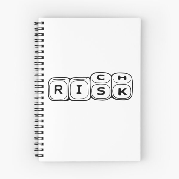 Item preview, From Risk to Rich – Wordplay Dice Design designed and sold by StickerStudioHQ.