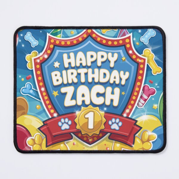 Item preview, Zach's 1st Birthday designed and sold by whatifsticks.