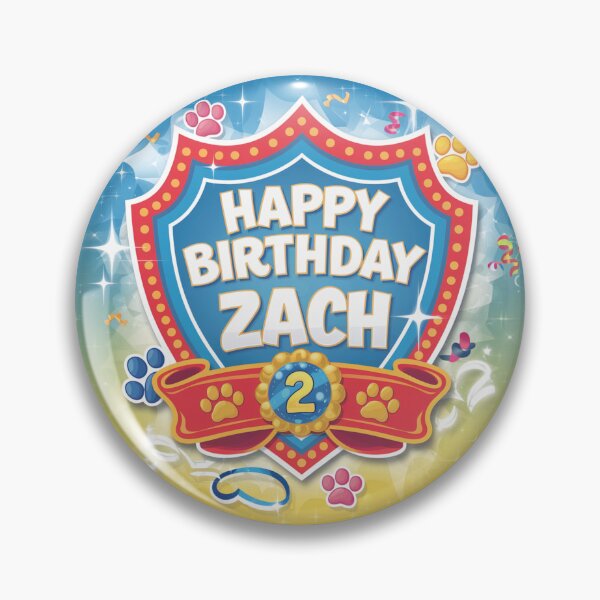 Item preview, Zach's 2nd Birthday designed and sold by whatifsticks.