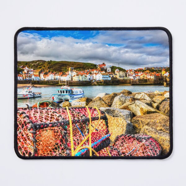 Item preview, Staithes Harbour, Lobster Pots, Yorkshire, England designed and sold by Paul Thompson Photography.