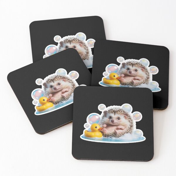 Item preview, Spa Day Hedgehog designed and sold by MemeCrafted.