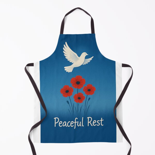 Item preview, Peaceful Rest – Memorial Day Dove and Poppies Design designed and sold by SilaShop222.