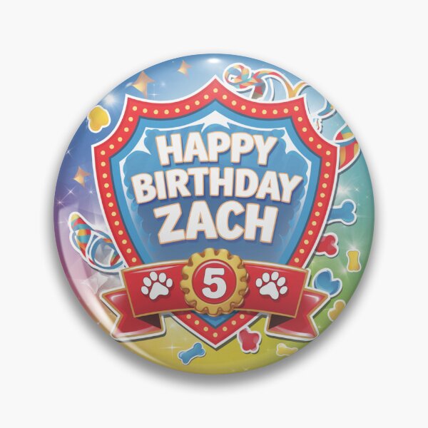 Item preview, Zach's 5th Birthday designed and sold by whatifsticks.